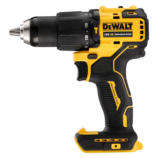 Dewalt 18V XR Compact Brushless Hammer Drill Driver DCD709N-XJ - 175mm - 1.2kg - 65Nm Torque - LED Light – view 2 - Auzzistore