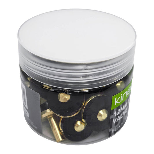 Kinetic 12mm Brass Tap Valve - 20 Pack - Leak-Free Connections – view 2 - Auzzistore
