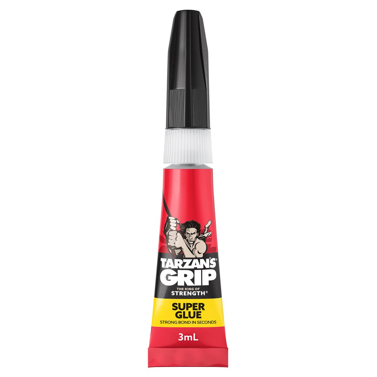 Tarzan S Grip Super Glue 3ml - Fast-Setting Multi-Purpose Adhesive