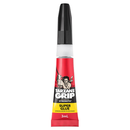 Tarzan S Grip Super Glue 3ml - Fast-Setting Multi-Purpose Adhesive