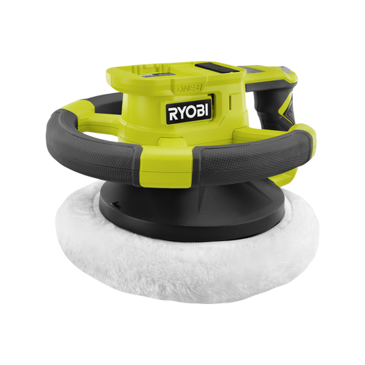 Ryobi 18V One Random Orbital Buffer Polisher - 250mm - 10” - Tool Only - 5-Speed - Ergonomic Handle