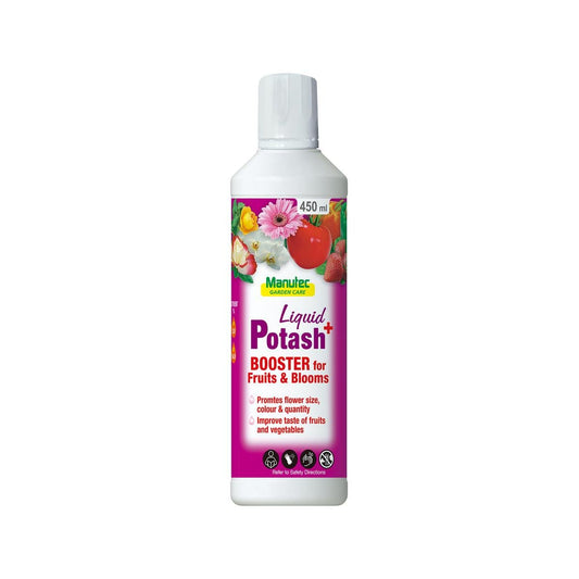 Manutec Liquid Potash Plus - 450ml Liquid Fertiliser Booster - Auzzistore