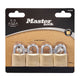 Master Lock 30mm Brass Keyed Padlock 4 Pack - Durable - Rust Resistant