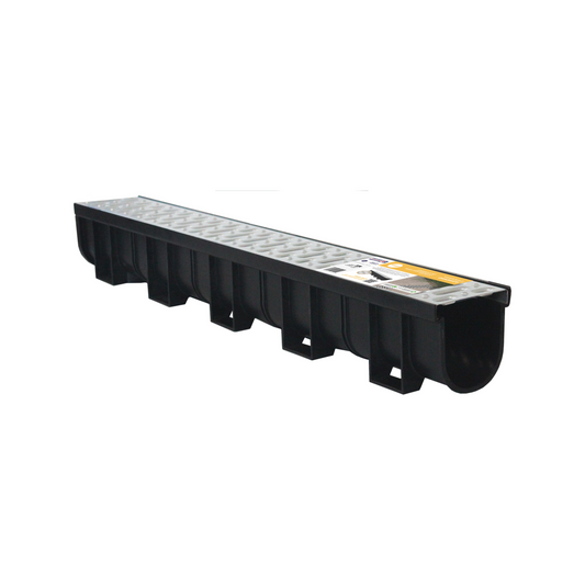 Everhard 1m Easydrain Stainless Steel Grate - 100mm Channel - Durable - Auzzistore