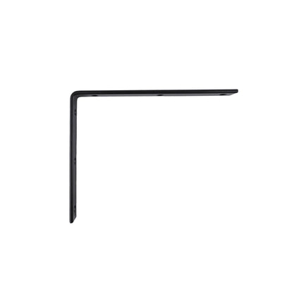 Carinya Black Angle Bracket 250x200mm Powder Coated Steel Heavy-Duty