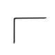 Carinya Black Angle Bracket 250x200mm Powder Coated Steel Heavy-Duty
