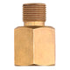 Gasmate Brass Gas Fitting 1/4 BSP to 3/8 BSP Durable Easy Screw-On