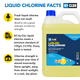 Hy Clor Liquid Chlorine 5L Sodium Hypochlorite Kills Algae Bacteria