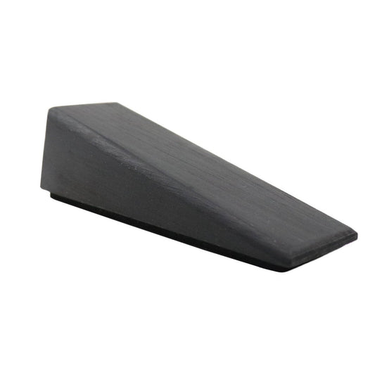 Adoored Black Timber Wedge Door Stop - 30mm x 30mm x 105mm - Durable Design - Auzzistore