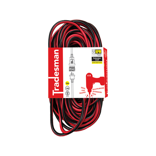 HPM Tradesman Extension Lead - 30m - PVC - Extra Heavy Duty