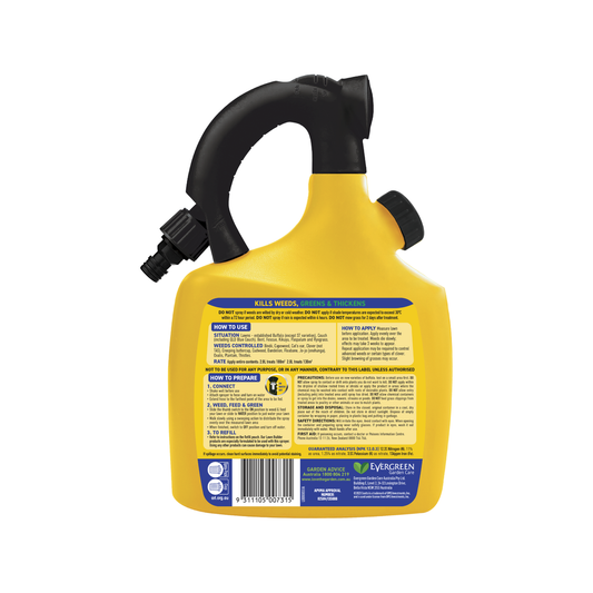 Scotts Lawn Builder Buffalo Weed Feed Green Up Refillable Bottle - 2.8kg - Kills Weeds, Feeds Lawn – view 2 - Auzzistore