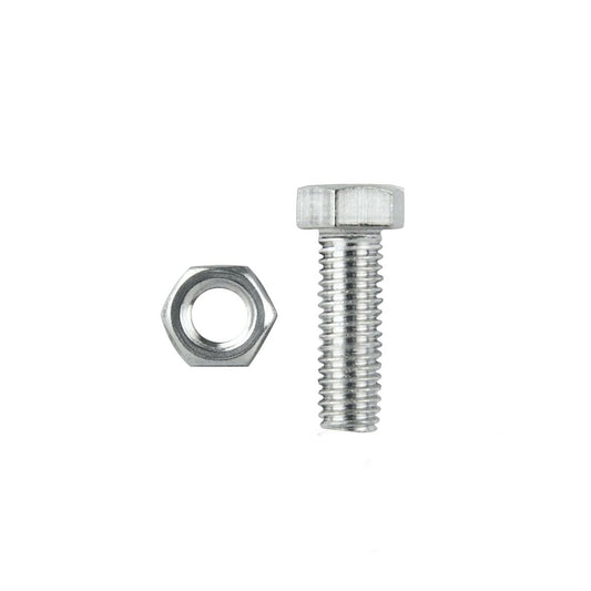 Pinnacle Hex Head Bolts - M12 x 16mm - Stainless Steel - 4 Pack - Auzzistore