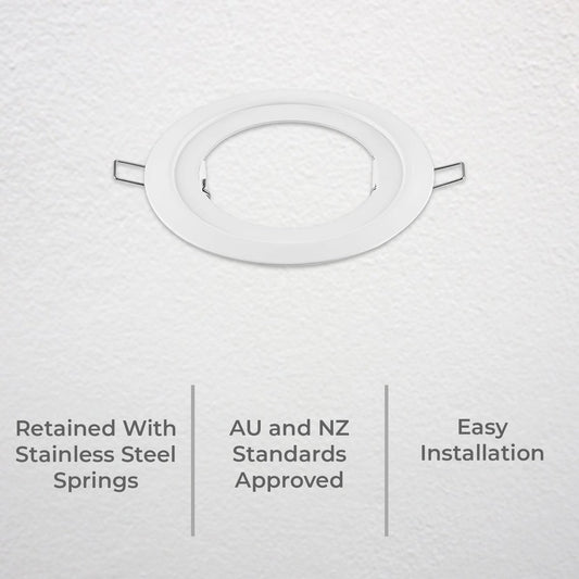 Deta Downlight Conversion Plate 90mm Metal Easy Installation – view 2 - Auzzistore
