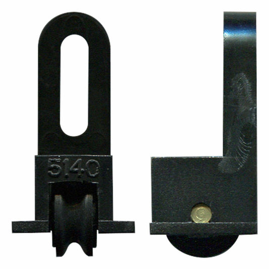 Rolltrak Adjustable Plastic Carriage - 15mm x 35mm - Plastic - 2 Pack - Auzzistore