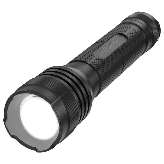 Ironhorse 1400lm Premium Torch Flashlight - Adjustable Focus - Black - 6 AA Batteries – view 2