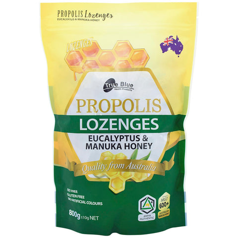 True Blue Propolis, Manuka Honey And Eucalyptus Lozenges 800g - Auzzistore