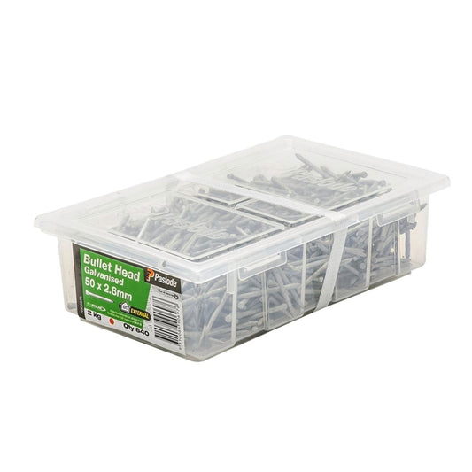 Paslode Heavy Duty Bullet Head Nails 50mm 2.8mm Galvanised 640 Pack - Auzzistore