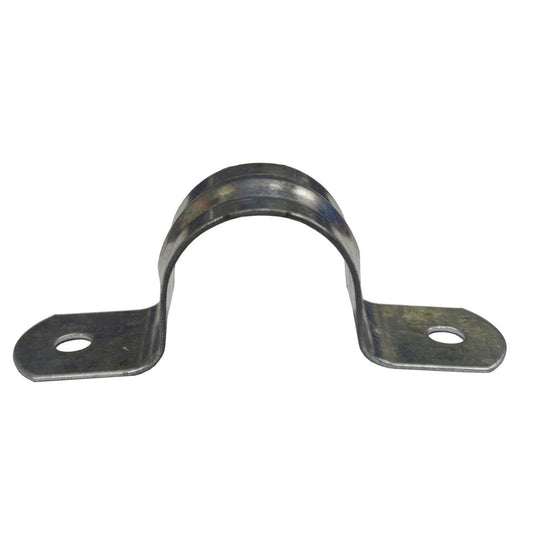 Kinetic 15mm Galvanised BSP Pipe Saddle Clips 10 Pack - Iron - Durable - Auzzistore