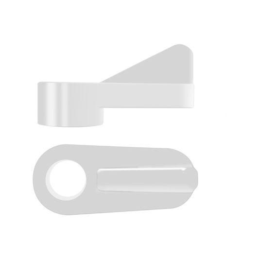 Rolltrak Clear Flyscreen Swivel Clip - 8 Pack - 1.6mm Plastic - Durable