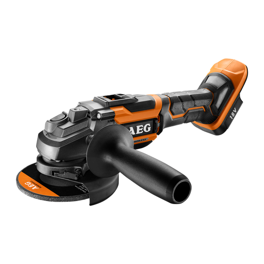 AEG 18V Brushless Angle Grinder Skin Only - 125mm - Ergonomic Design - Auzzistore