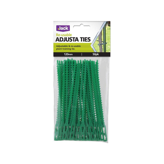 Jack Adjustable Plant Ties - 120mm - Plastic - Reusable - Auzzistore