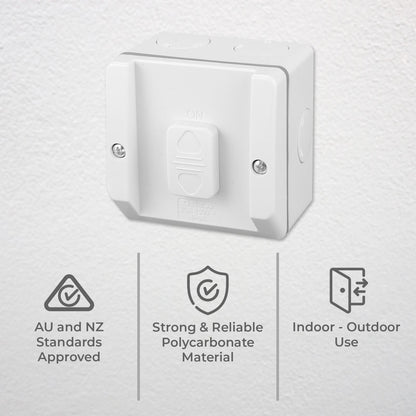 Deta Single Weatherproof Switch