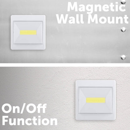 Click LED Light Switch - 100 Lumens - Compact White - Battery Powered