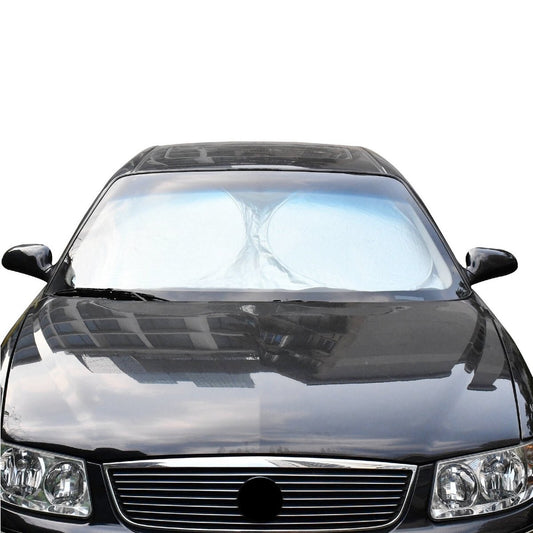 All Set Foldable Car Sunshade - 1500mm x 700mm - UV Protection - Silver – view 2