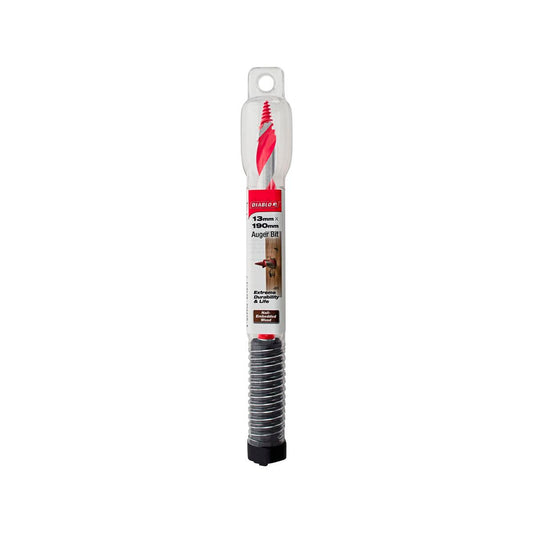Diablo Auger Bit - 13mm x 190mm - Dura-Tip™ - Dual Cutting Edge - Self-Feeding - Auzzistore