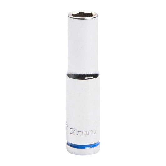 Kincrome 7mm Deep Socket - Chrome Vanadium Steel - Mirror Polish Finish - Auzzistore