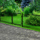 Peak Chain Link Fencing 48mm Black Main Post Cap - Durable Die-Cast Aluminium - Easy Installation