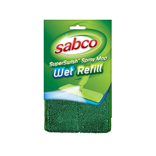 Sabco Superswish Spray Mop Refill - Microfibre Pad - Easy Clean