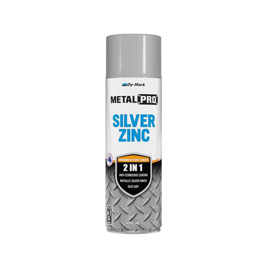 Dy-Mark Silver Zinc Primer Top Coat 400g Fast Dry Anti-Corrosive - Auzzistore
