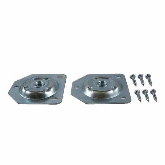 Adoored Vertical Leg Plate - 3/8 - Steel - Easy Installation - Auzzistore