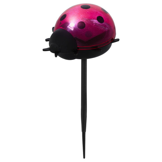 Click Solar Path Light Ladybug - Solar Powered Outdoor Lighting - 60mm x 140mm - Red – view 2 - Auzzistore