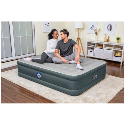 Sealy Fortech Queen Airbed With Inbuilt Pump