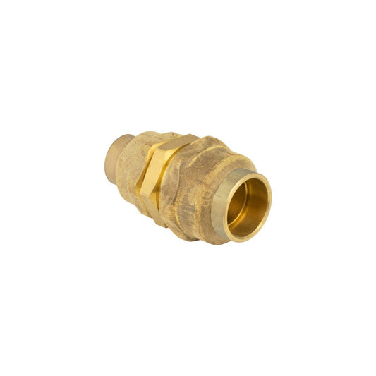 Brasshards Brass Flared Compression Union 20fl x 15fl - Lead-Free - WaterMark Approved - Auzzistore