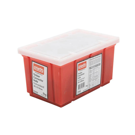 Pryda Timber Connector Nails - 35 x 3.15mm - Galvanised - Stronger Fixing - Auzzistore