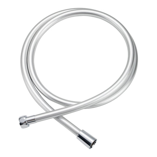 Mondella Shower Hose Connection - 1500mm - Grey PVC - Chrome Plated - Durable