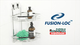 Fusion-Loc 26kg Black Matte Suction Double Corner Shower Caddy