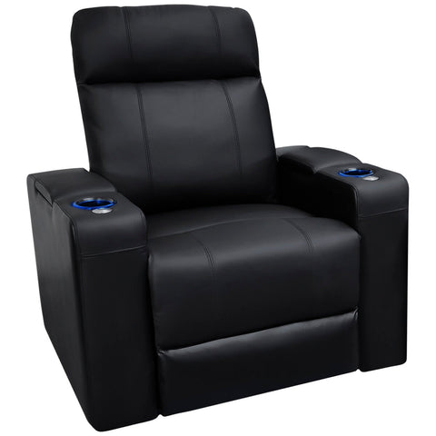 Valencia Piacenza Home Theatre Single Recliner Black - Auzzistore