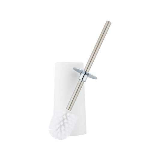 Barelli Toilet Brush - 29cm - Plastic - Matte White Design – view 2 - Auzzistore