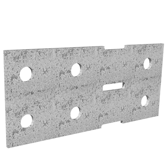 Dunnings Bracket Plate - 160 x 70mm - Galvanised Steel - M10 Holes - Auzzistore