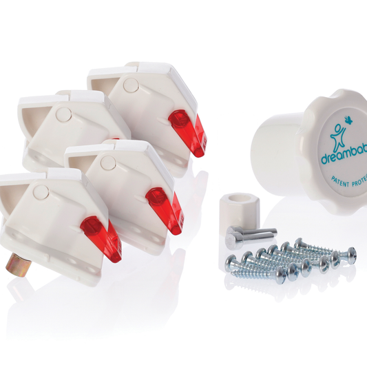 Dreambaby Child Safety Mag Lock 4 Magnetic Lock System White ABS Secure – view 2