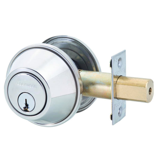 Lockwood Double Cylinder Deadbolt - Stainless Steel - 60mm - Durable - Auzzistore