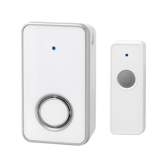 Arlec 80m Plug in Wireless Door Chime - White - 38 Selectable Tones - Auzzistore