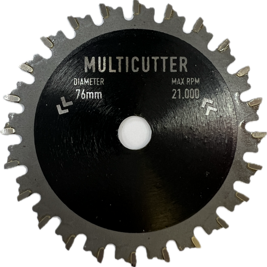 Craftmaster 76mm Dia Multicutter Blade - Tungsten Carbide Tipped - 24 Teeth – view 2 - Auzzistore
