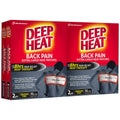 Deep Heat Back Pain Heat Patches 4 x 2 Pack Odourless Extra Large