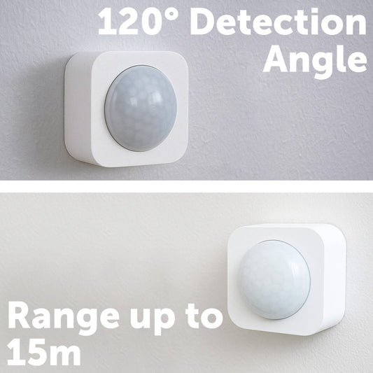 Arlec Grid Connect Smart Home Motion Sensor - 1 Pack - 50mm x 50mm x 27mm - White - Wireless Detection – view 2 - Auzzistore