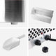 Devanti Portable Ice Cube Maker 3.2L Stainless Steel – view 3